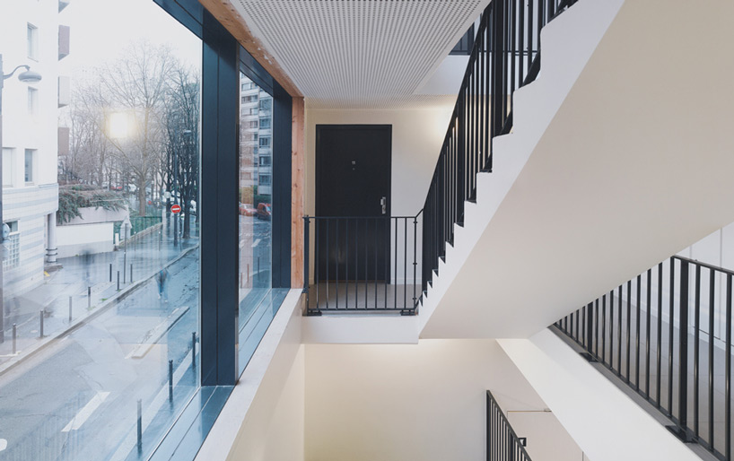 LAN architecture 30 social housing units fréquel paris designboom