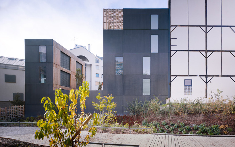 LAN architecture 30 social housing units fréquel paris designboom
