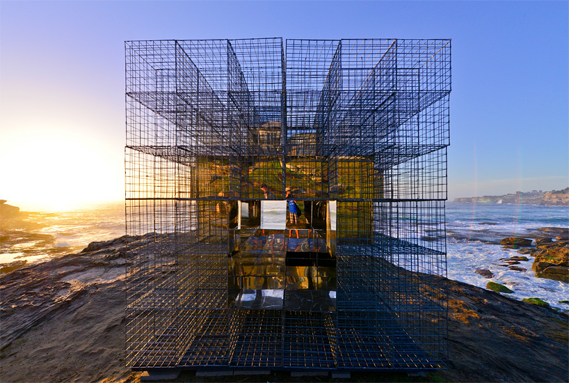 NEON reflects house of mirrors for sculpture by the sea
