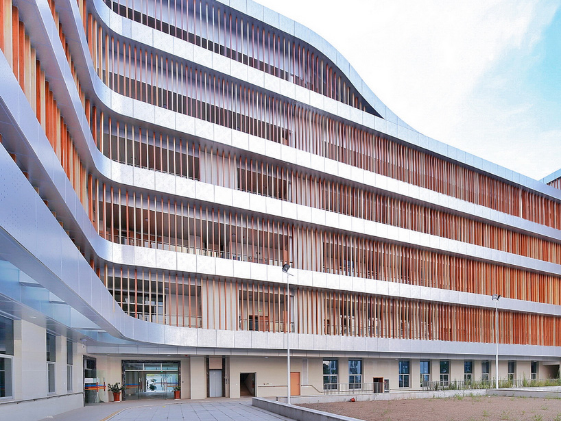 atelier alter guangxi senior center bamboo double facade china