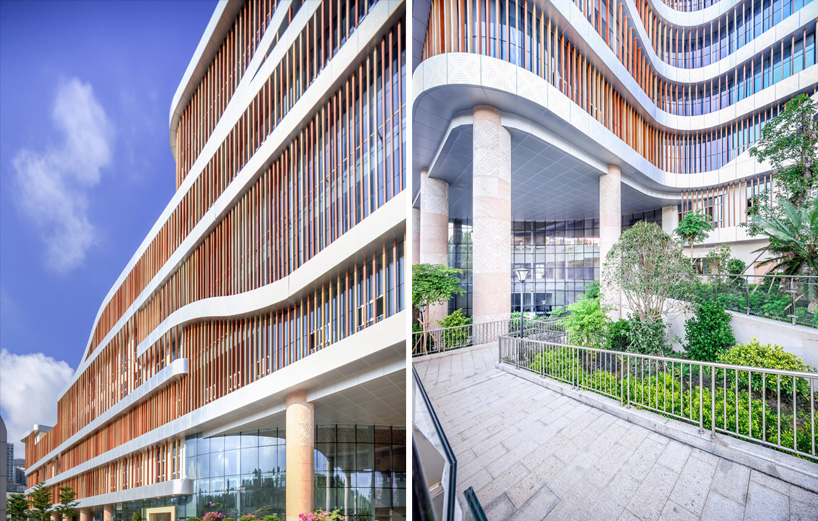 atelier alter guangxi senior center bamboo double facade china