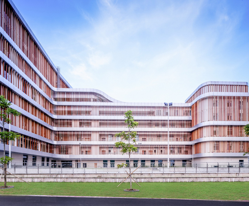 atelier alter guangxi senior center bamboo double facade china