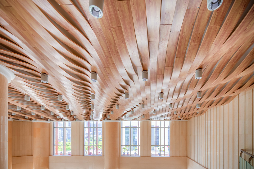 atelier alter guangxi senior center bamboo double facade china