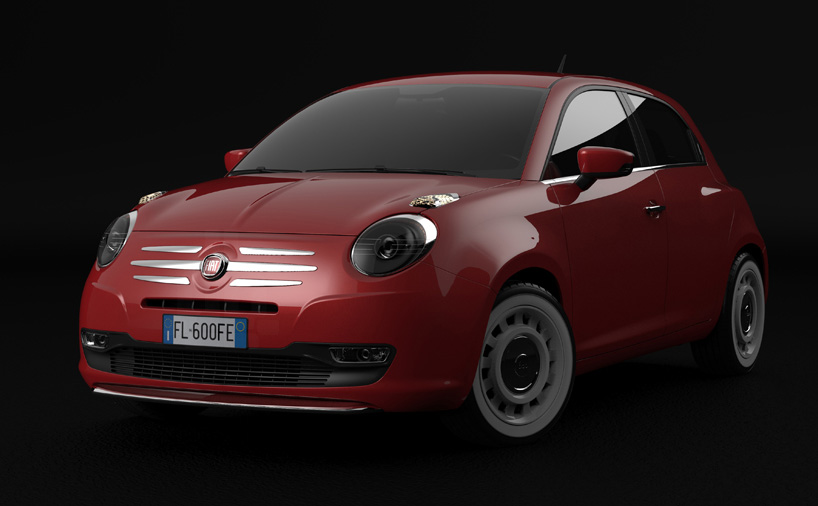 david obendorfer fiat 600 60th anniversary concept tribute dante giacosa