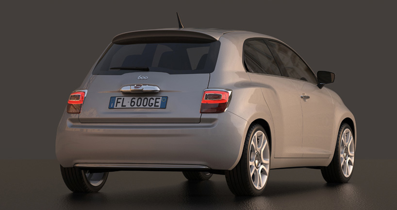 david obendorfer fiat 600 60th anniversary concept tribute dante giacosa