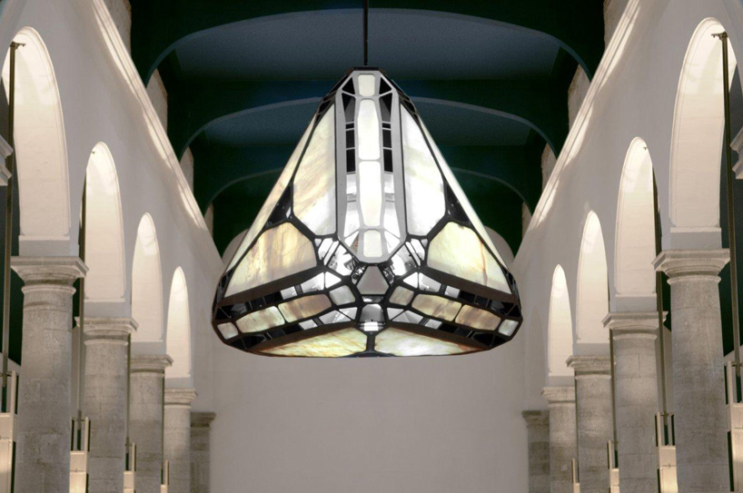 florian brillet david letellier light sculpture church saint vaast wallers france