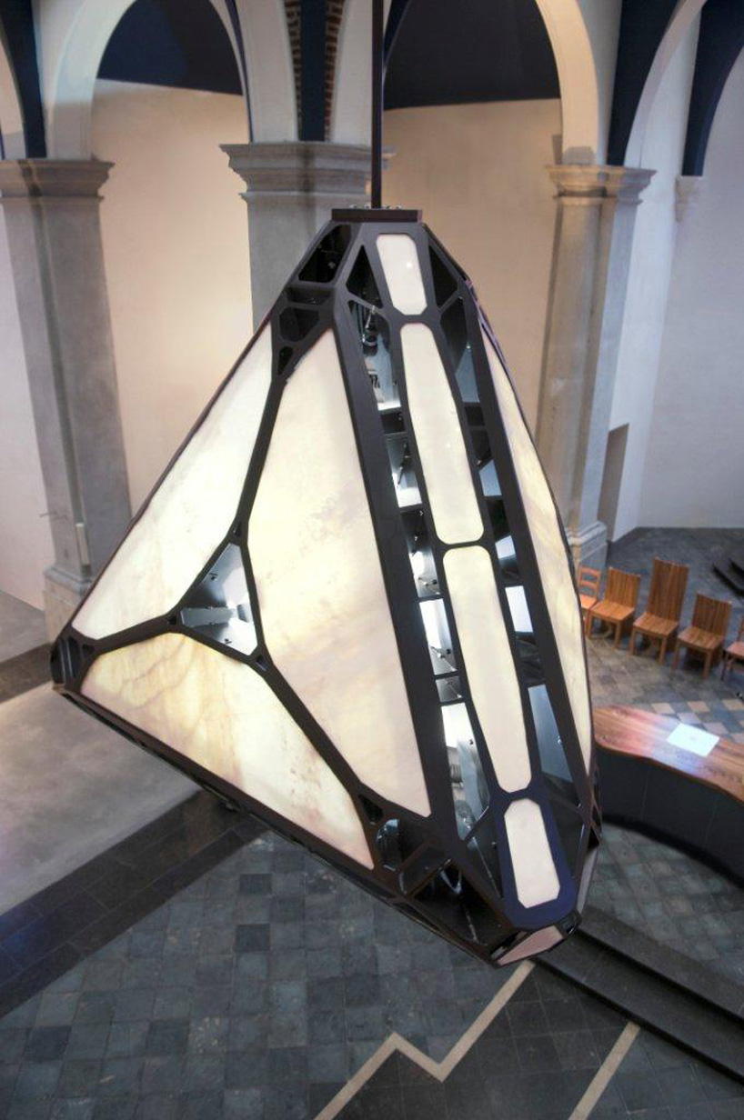 florian brillet david letellier light sculpture church saint vaast wallers france