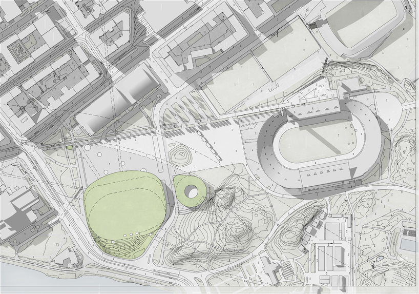 k2s architects mantymaki arena helsinki olympic stadium designboom