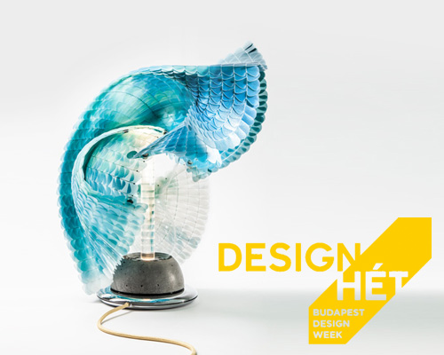 laokoon design shapes dynamic enso lamp from malleable textile