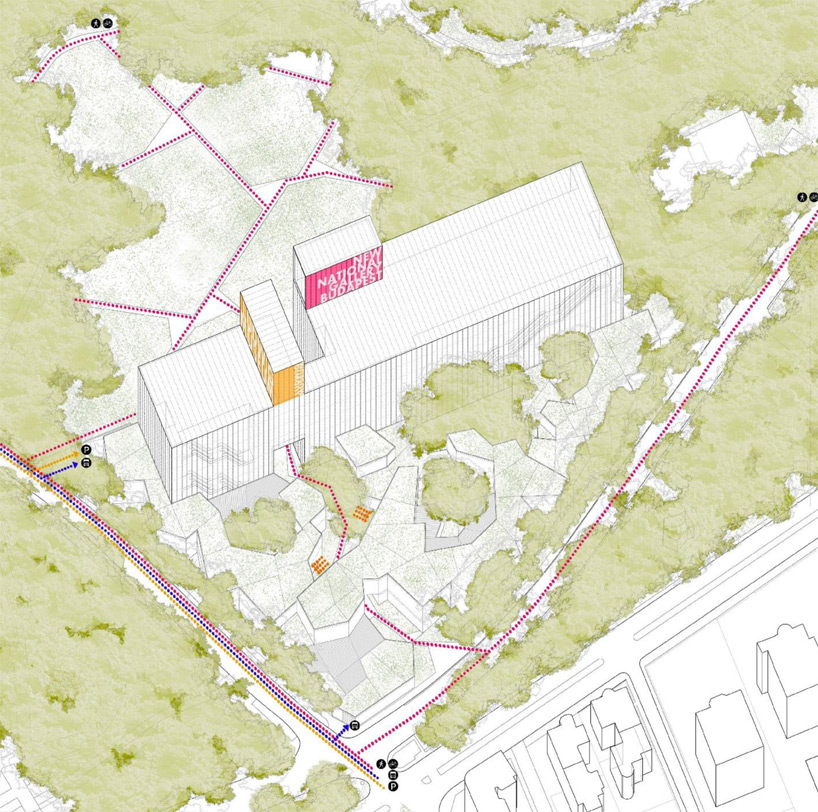 liget budapest competition gallery ludwig museum designboom