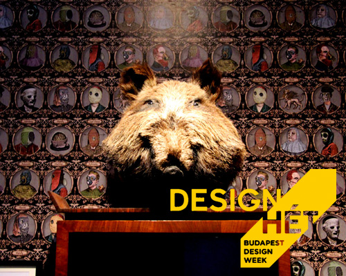 nextart galeria forms haunted lounge based on wes anderson cinematography