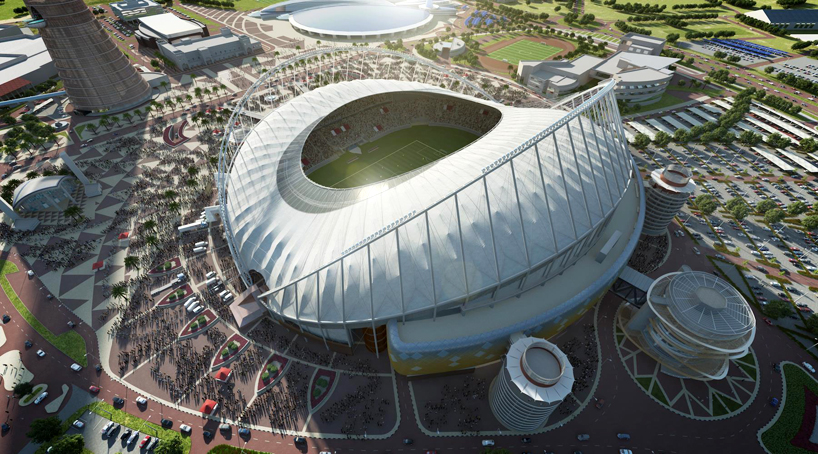 qatar's latest world cup stadium will include air cooling technology