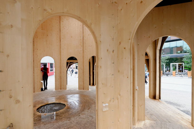 raumlabor fountain house montreal canada designboom