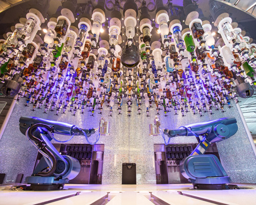 royal caribbean quantum of the seas smartship has robotic bartenders