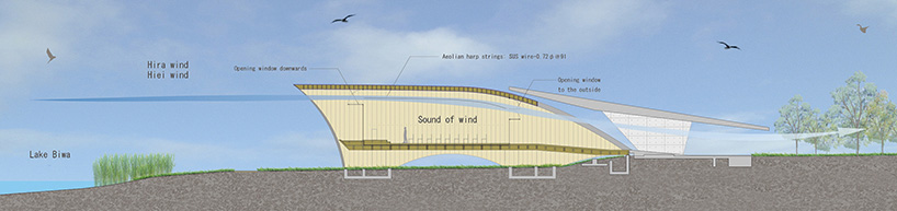 ryuichi ashizawa setre marina hotel aeolian harp japan