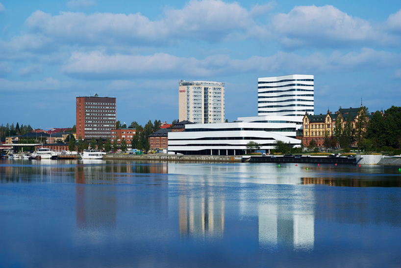 snohetta white arkitekter vaven cultural center sweden designboom