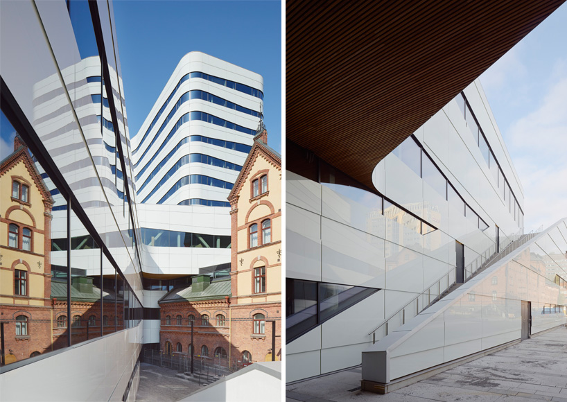 snohetta white arkitekter vaven cultural center sweden designboom