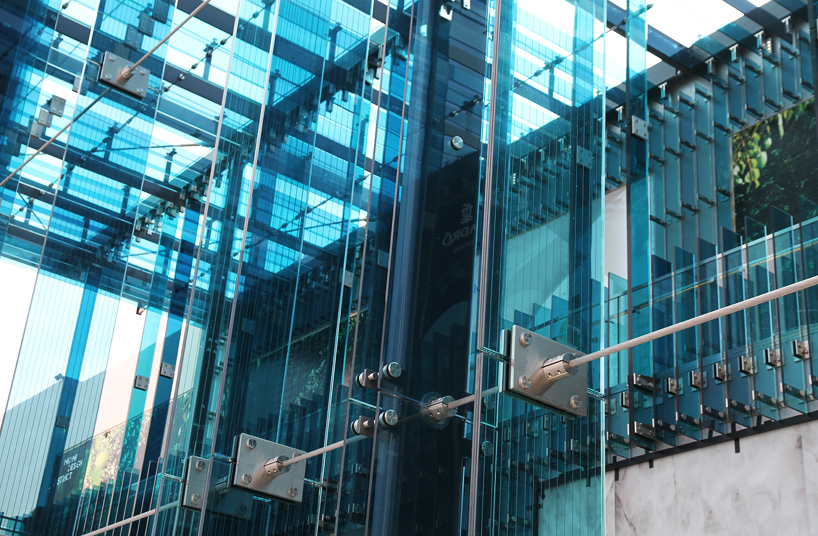 sou fujimoto's blue glass façade in miami design district