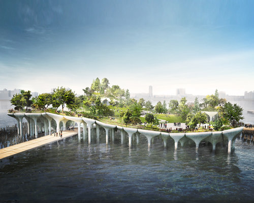 thomas heatherwick greens pier55 for new york's lower west side