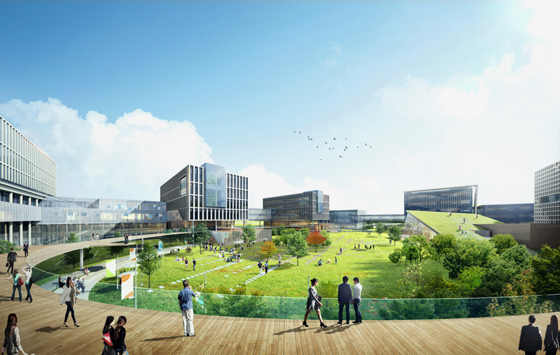 SAMOO IBS headquarters phase 1 daejeon korea designboom