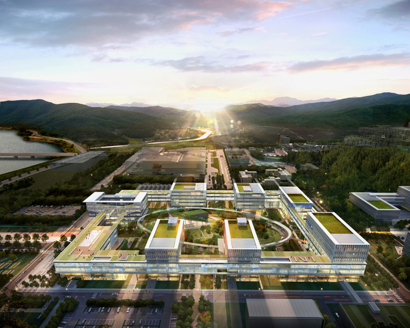 SAMOO IBS headquarters phase 1 daejeon korea designboom