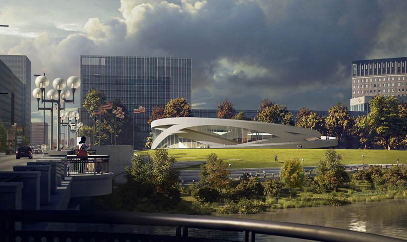 allied works architecture ohio veterans memorial and museum designboom