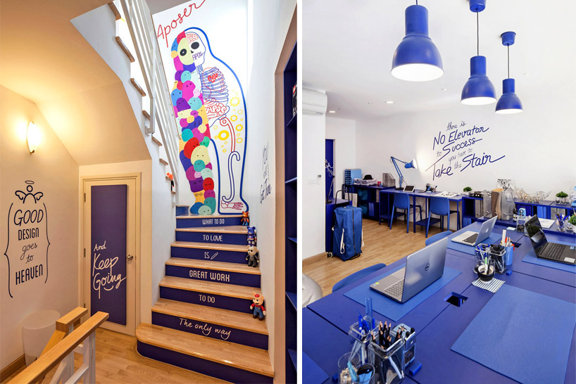 apostrophy's adds vivid primary colors to 'apos 2' office in thailand 