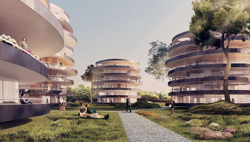 atelier thomas pucher urban terraces vienna wien viertel zwei plus designboom