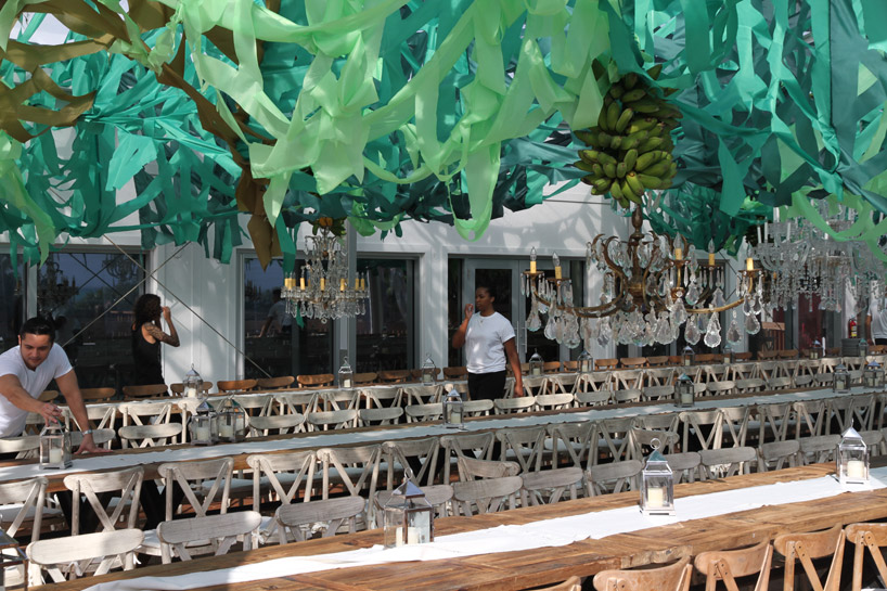 banana chandeliers design miami by gonzalo fuenmayor at faena district