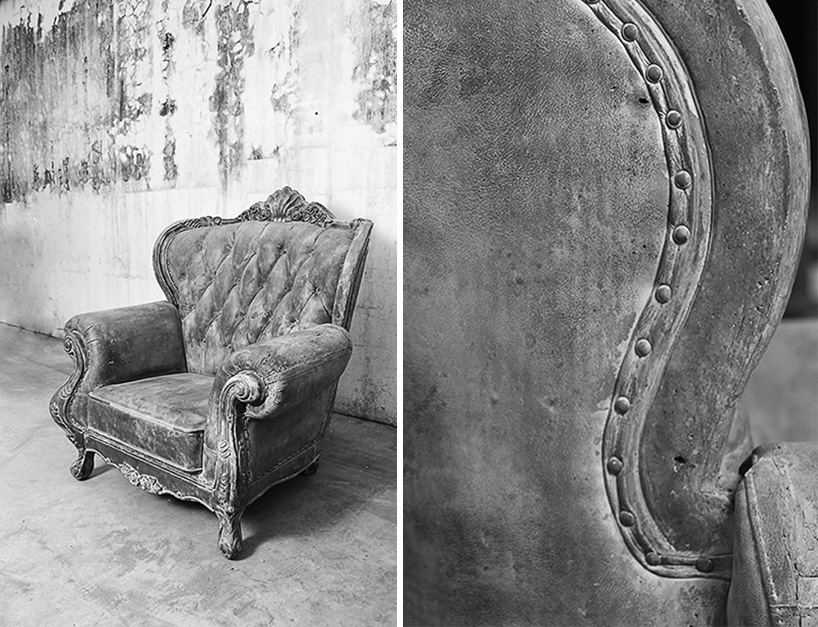 bentu design concrete sofa guangzhou academy of fine arts designboom