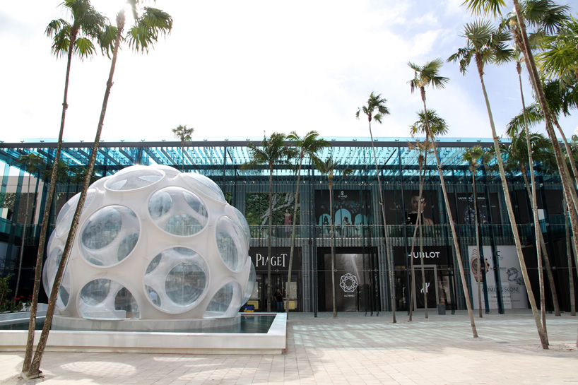buckminster fuller fly's eye dome miami design district designboom
