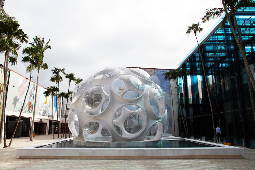 buckminster fuller fly's eye dome miami design district designboom