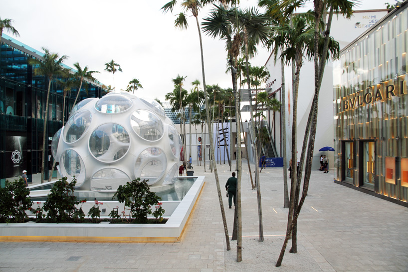 buckminster fuller fly's eye dome miami design district designboom