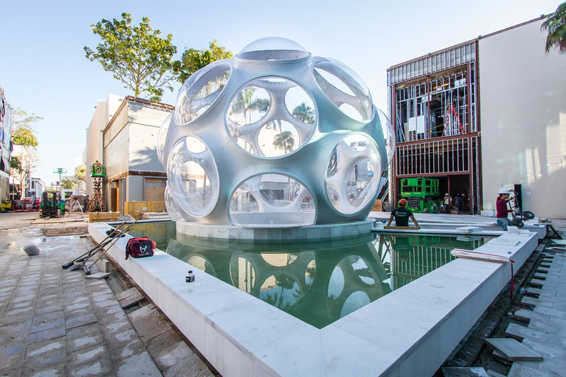 buckminster fuller fly's eye dome miami design district designboom
