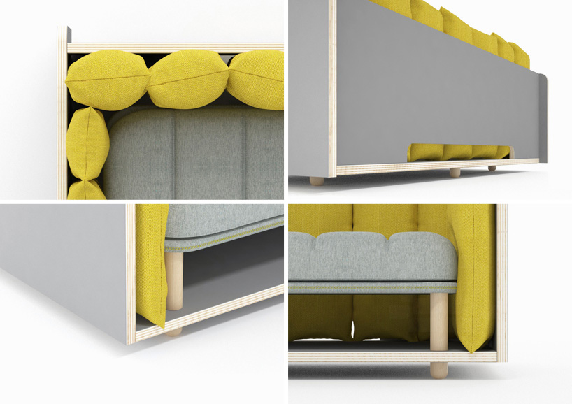 davide anzalone re-cinto sofa furniture designboom