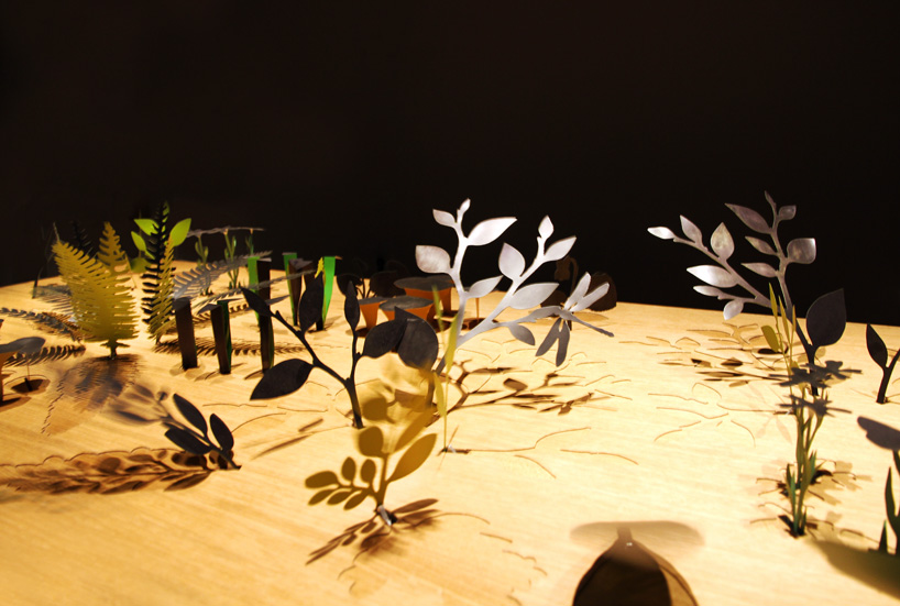 ephemera design miami - kinetic table installation by mischer traxler for perrier-jouet