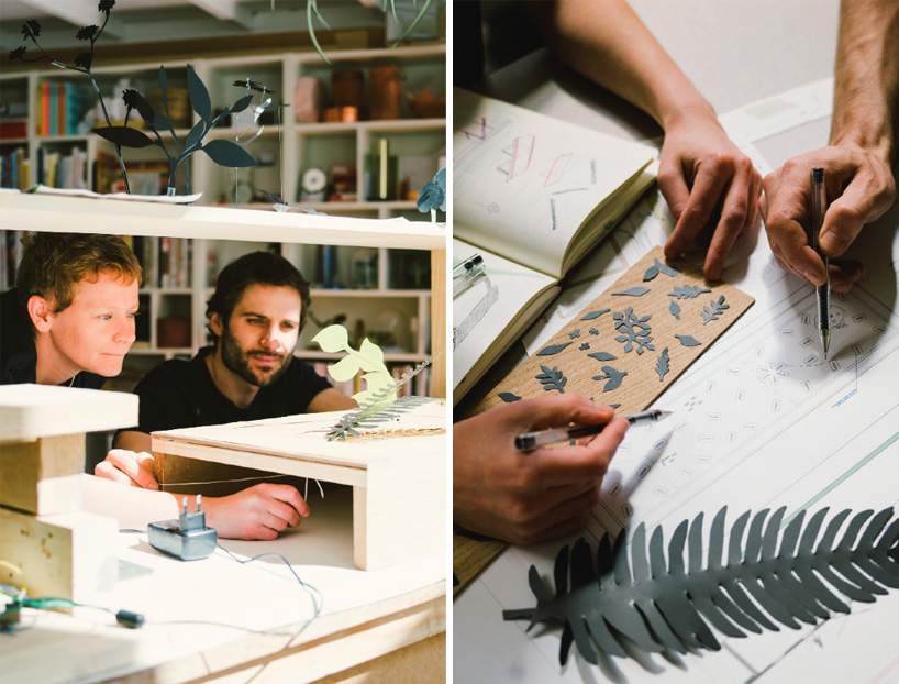 ephemera design miami - kinetic table installation by mischer traxler for perrier-jouet