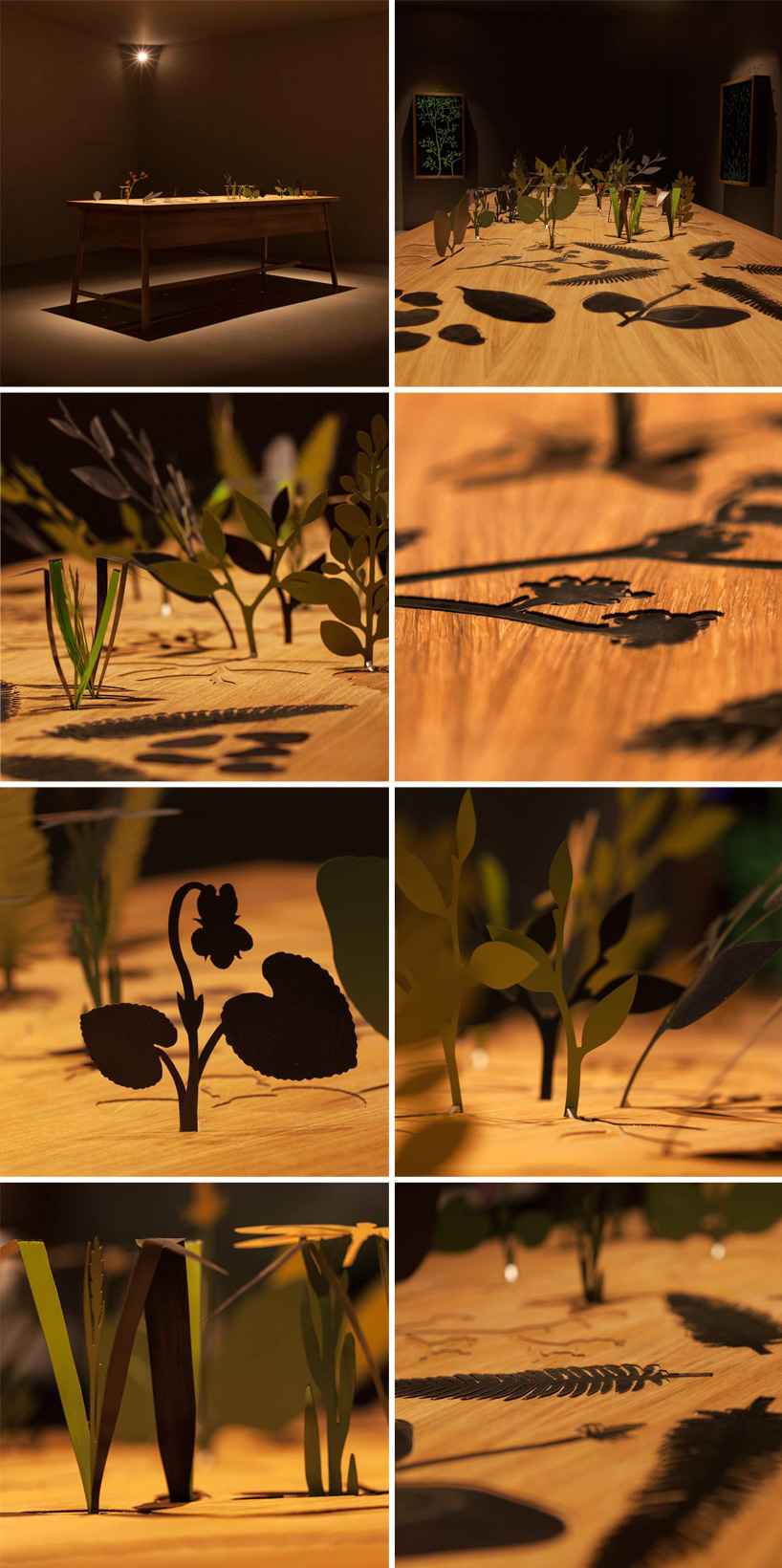 ephemera design miami - kinetic table installation by mischer traxler for perrier-jouet