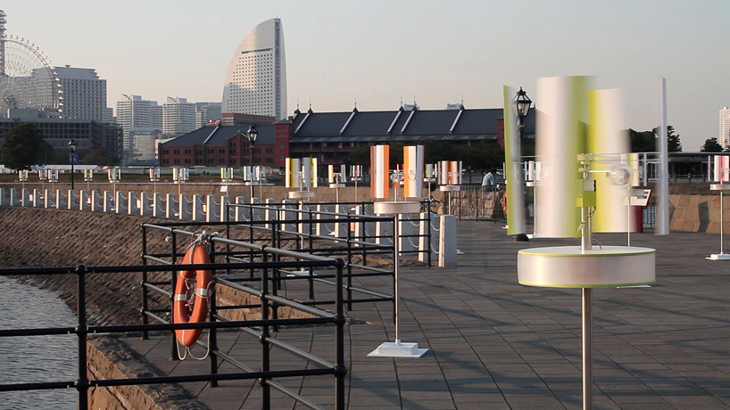 GwaGwa colors of the windway japanese waterfront wind responsive color lights