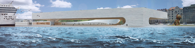 slade architecture urban living room guggenheim helsinki museum designboom