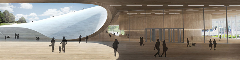 slade architecture urban living room guggenheim helsinki museum designboom