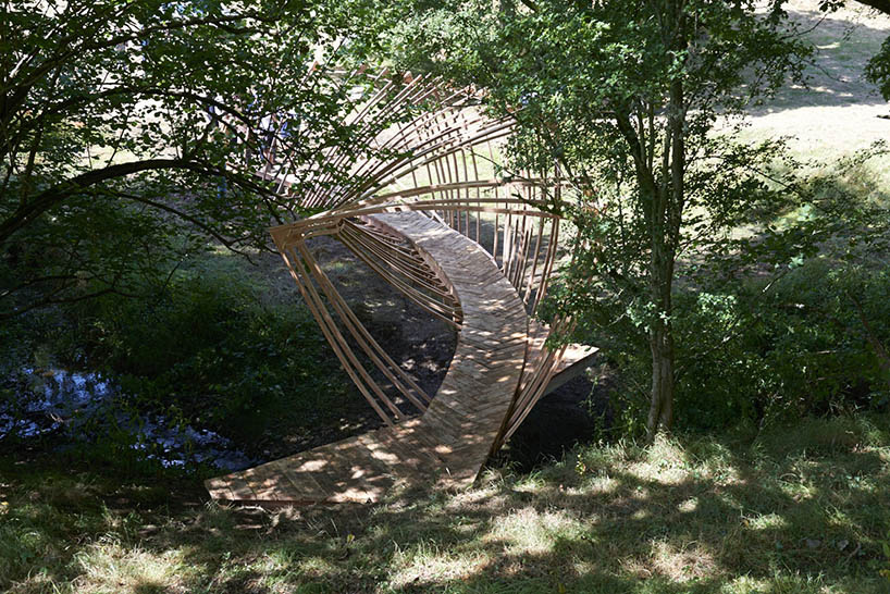 tate harmer students spatial structure spatial structure temporary-walkway-dartmoor national park designboom