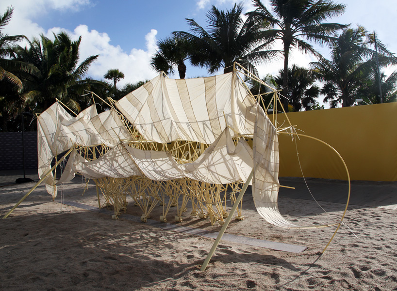 theo jansen's strandbeest adopt 3D printing at art basel miami beach