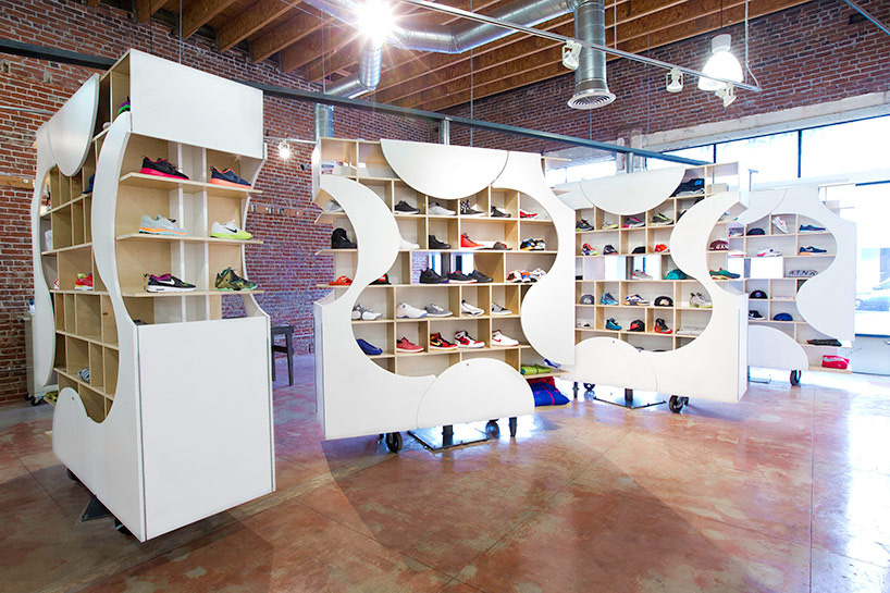 up studio authentix adaptable sneaker boutique los angeles designboom