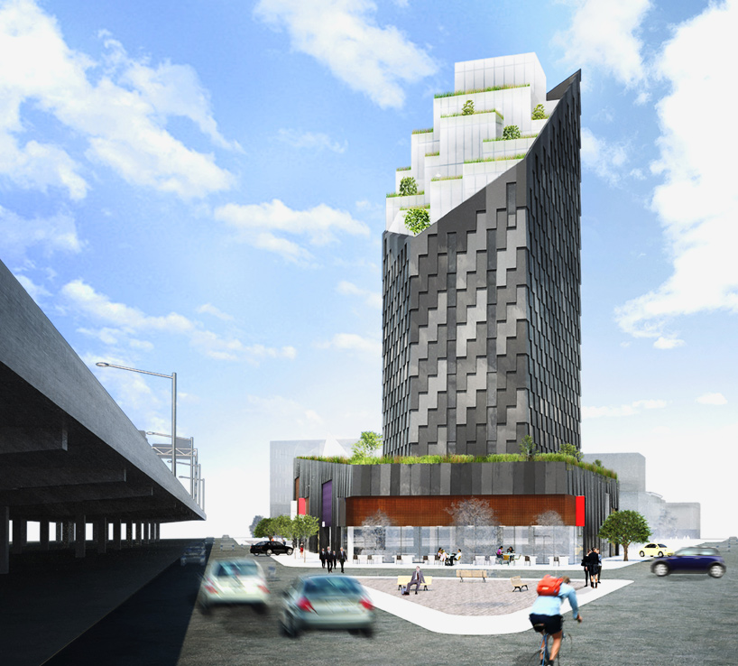 HWKN yotel tower brooklyn new york designboom