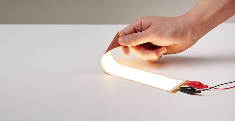 plastic-based LG CHEM OLED lighting panels offer improved flexibility