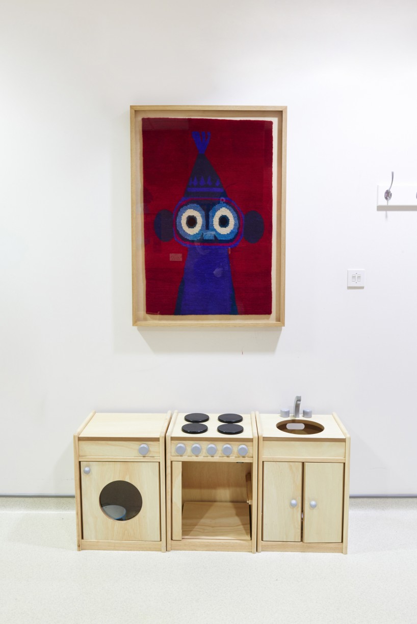 Playroom with rug