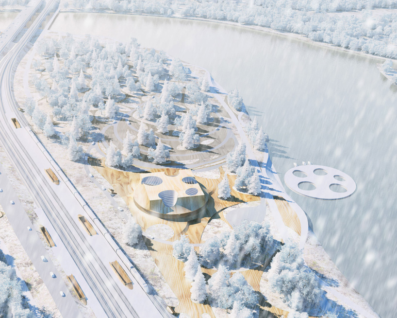 SPARK architects rail baltic parnu passenger terminal designboom
