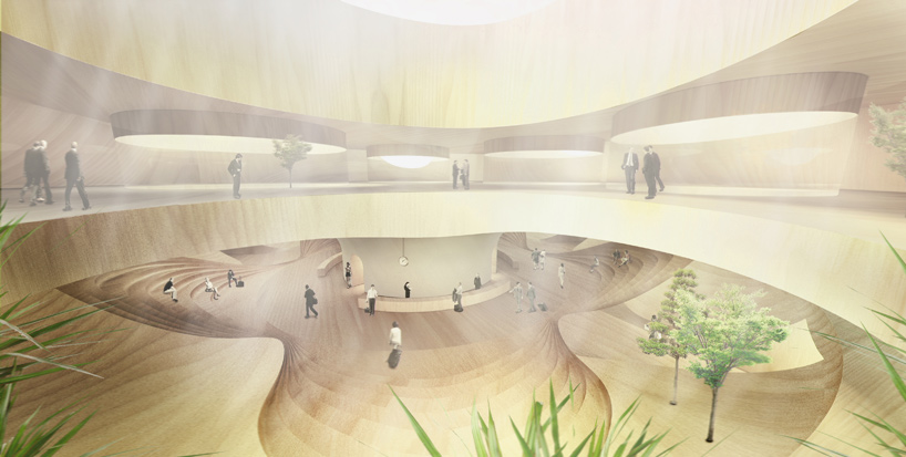 SPARK architects rail baltic parnu passenger terminal designboom