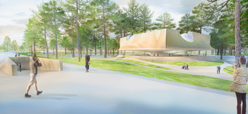 SPARK architects rail baltic parnu passenger terminal designboom